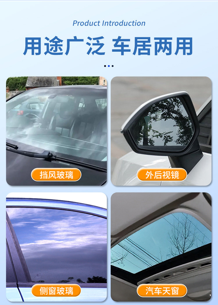 [Premium Selection] Car Windshield Anti-Fog Wipes, Disposable Window Cleaning Anti-Fog Agent, Car Defogger