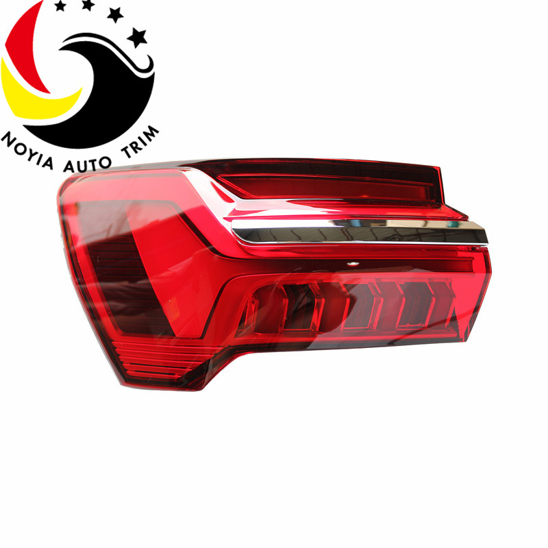 Adecuado para Audi nuevo A6 C8 original coche exterior luz trasera 19 LED luz curva