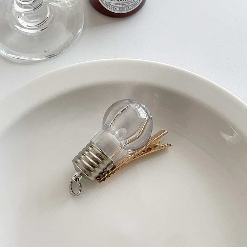 Crema ondulado punto arco clip para el cabello de la mujer adorable lateral cabello roto frisa clip de boca de pato clip para la niña clip para el cabello