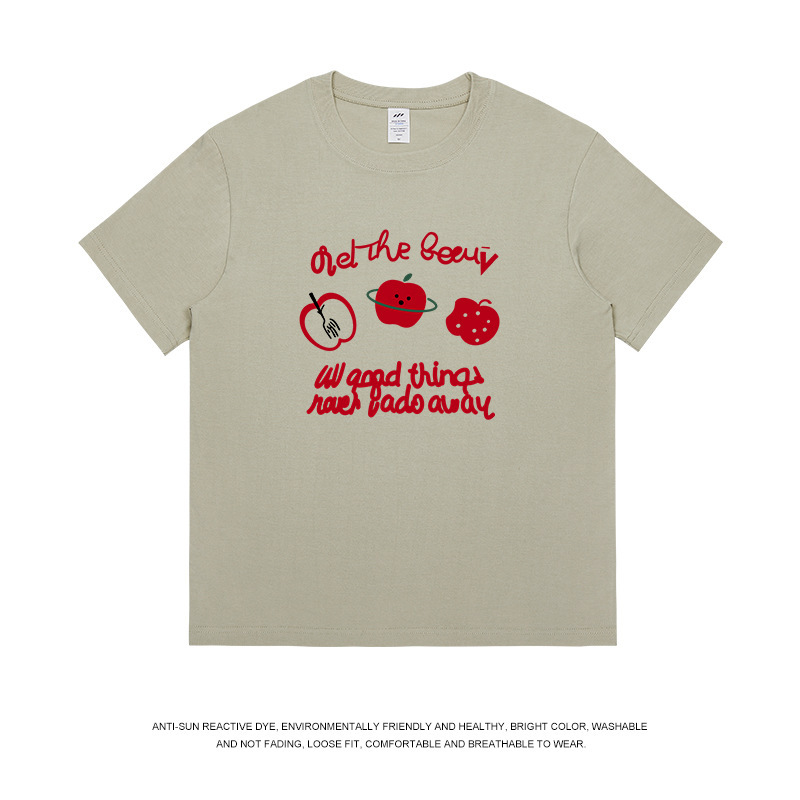 メンズ和風パーソナライズプリントコットン半袖Tシャツ、レディーストレンディラウンドネックルーズデザイントップス、メンズTシャツ卸売|undefined