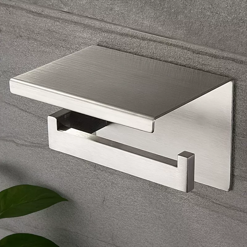 跨境专供不锈钢免打孔纸巾架酒店卫生间卫生纸架厕所卷纸架厕纸架