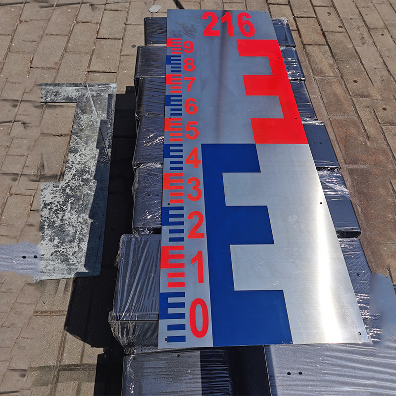 水位测量尺防汛防腐蚀水库观测尺304316不锈钢水位尺河道大坝