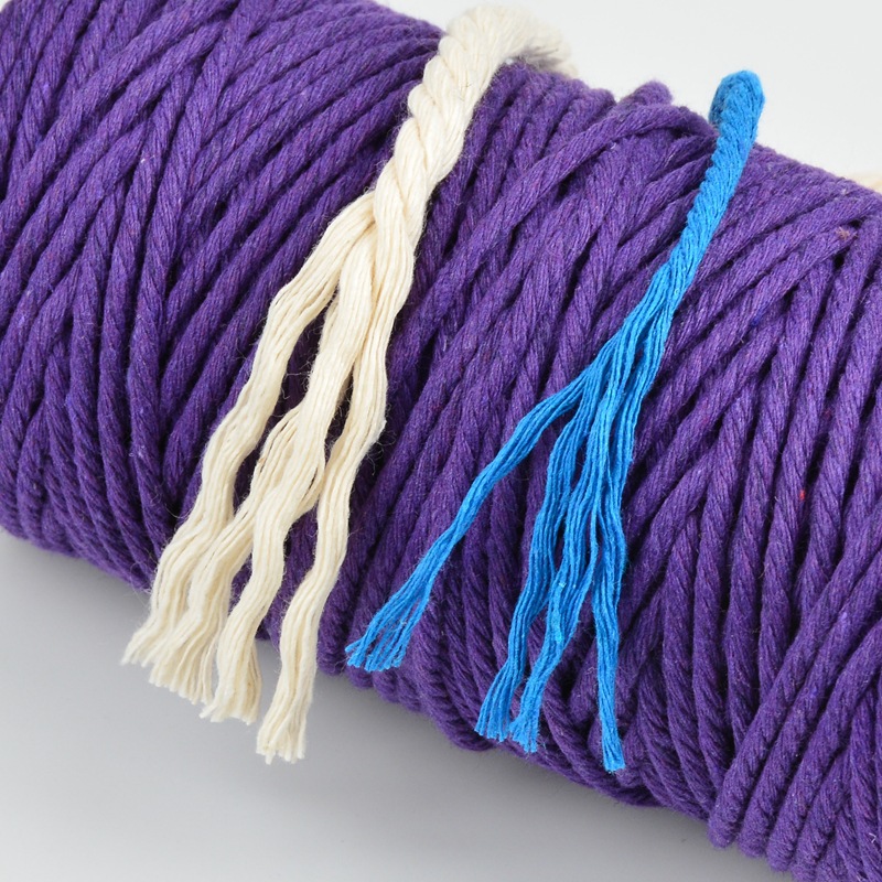 棉绳棉线绳粽子绳材料挂毯编织线diy手工编织绳粗耐磨绳子捆绑绳