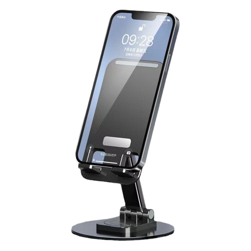 ディザトーン爆金円盤金属回転携帯電話スタンド携帯型怠け者ライブデスクトップ携帯電話スタンドプレゼントロゴ