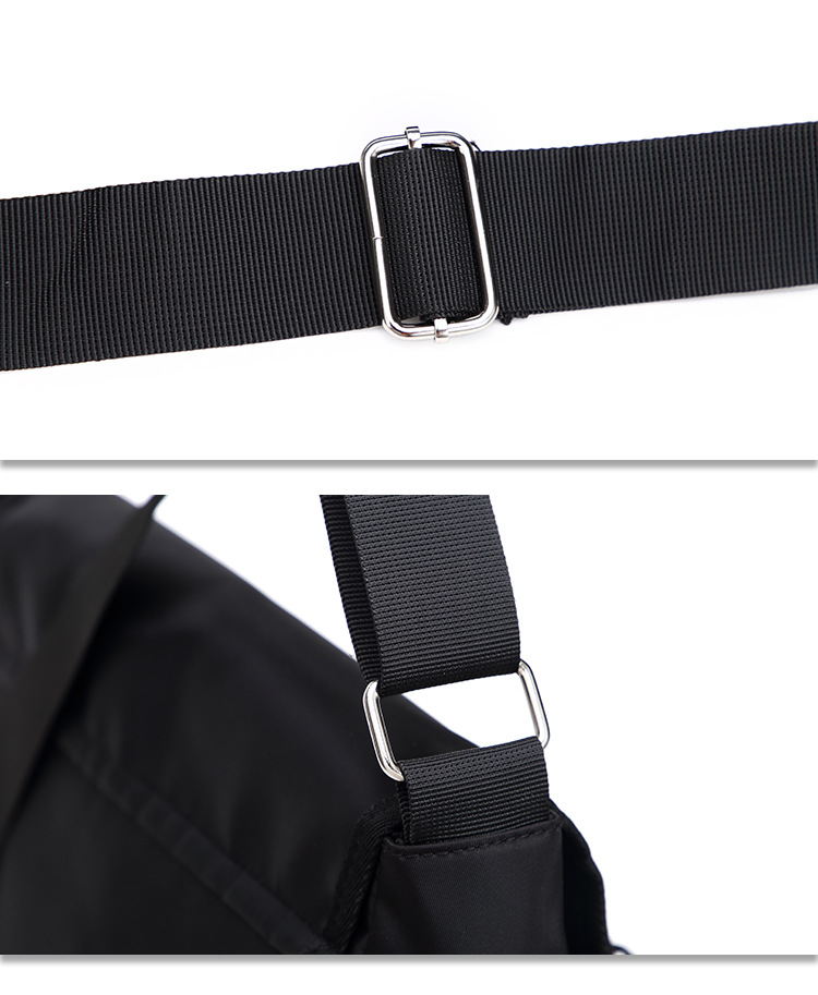 Ανδρική τσάντα ώμου Messenger Casual από καμβά, με χιαστί φερμουάρ, μεγάλης χωρητικότητας, για άνδρες, διαγώνιος, σακίδιο πλάτης_voghion.com