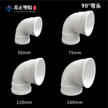 ���ƿ�PVC���^90��ֱ����ˮ�ܽ��^���l����50 75 110 160��ߴ�