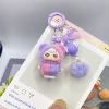 Color-blocking three-year-old doll-purple pink