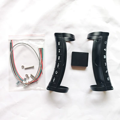 Other Car Video car steering wheel button - dual-sided-12-key-universal-5-wire-connection-suitable-for-android-car-machines