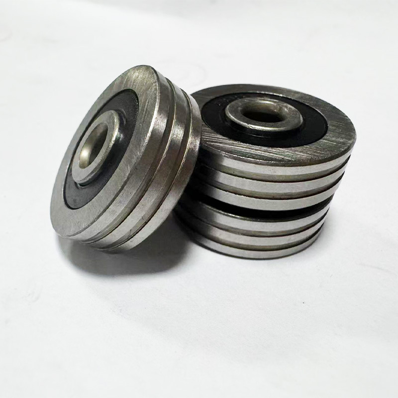 低噪音深沟球轴承608RS门窗滑轮大非标中间沟内高9.5外27.5内孔6