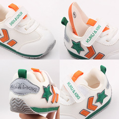 Baby Girl Spring and Autumn Walking Shoes, Sporty Trendy Shoes, Breathable 0-3 Month Infant Shoes, Unisex Casual Shoes MY22-17