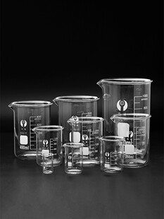 加厚透明玻璃烧杯量杯化学实验室器材带刻度耐高温烧杯教学仪器-阿里巴巴