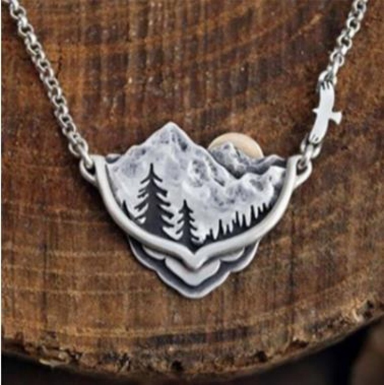 Vintage Wish Cross-Border Wish Retro Roaming Mountain Valley Water Drop Sunset Style Necklace Fashion Natural Style Necklace Wholesale Vintage Wish Cross-Border Wish Retro Roaming Mountain Valley Water Drop Sunset Style Necklace Fashion Natural Style Necklace Wholesale