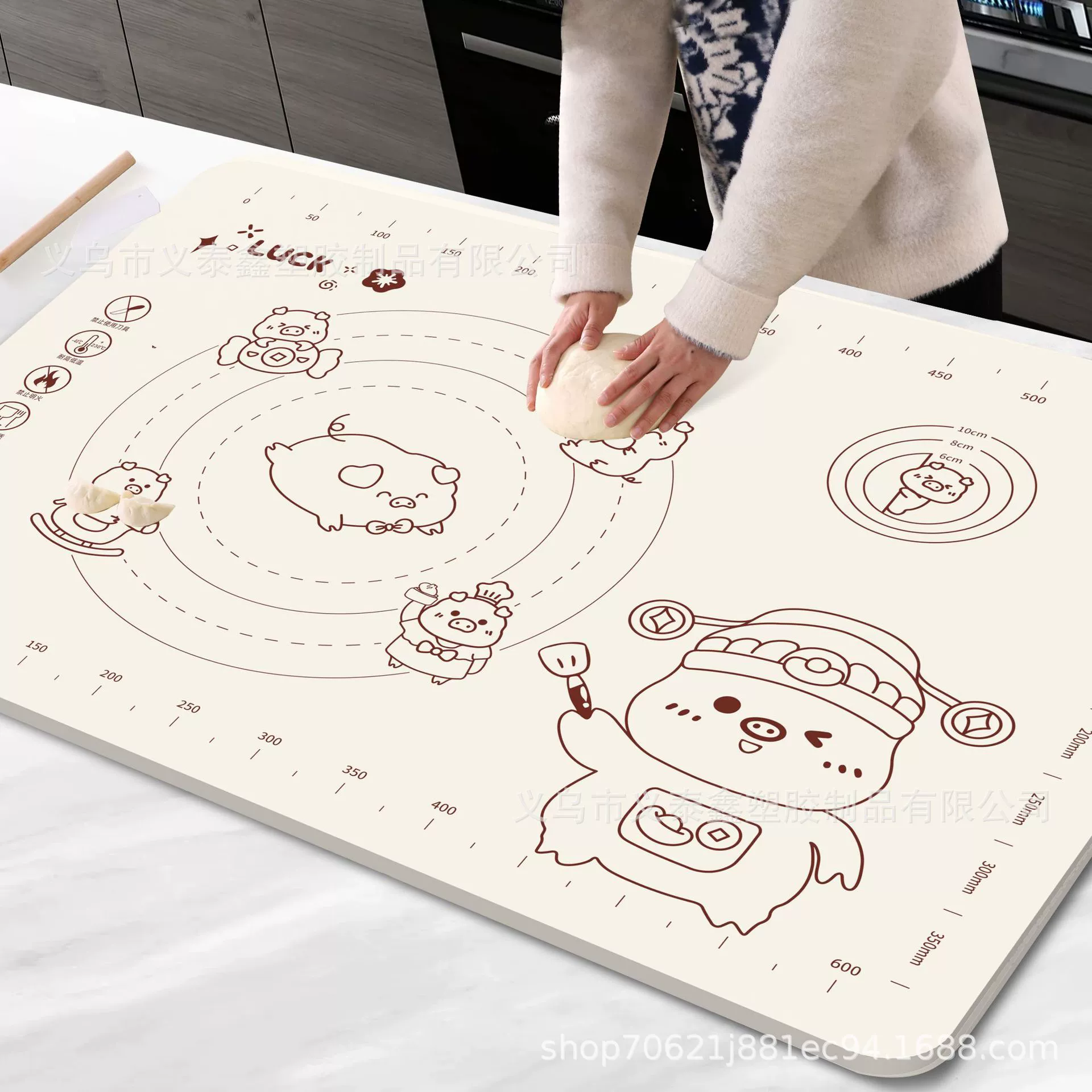 Kneading mat, food silicone, wholesale