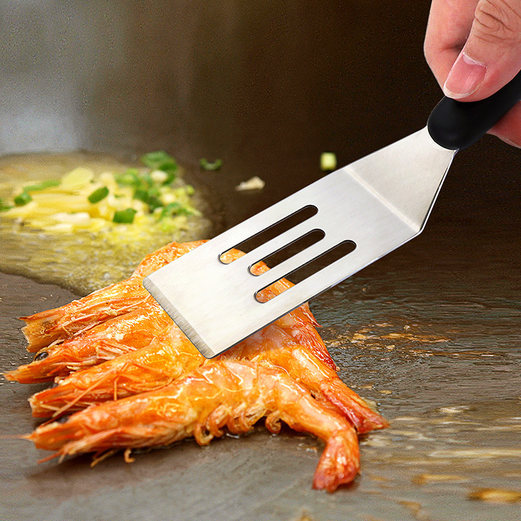 Factory direct sales pancake fruit frying spatula Teppanyaki steak frying spatula Japanese cooking small spatula cooking tools