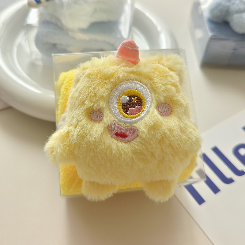 1#노란색 외눈박이 괴물 수건