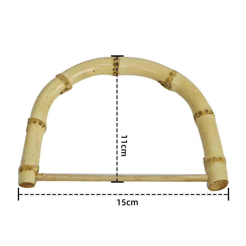 8.4% de descuento: mango de bambú 14.5cm mango de bambú D mango de bambú portátil