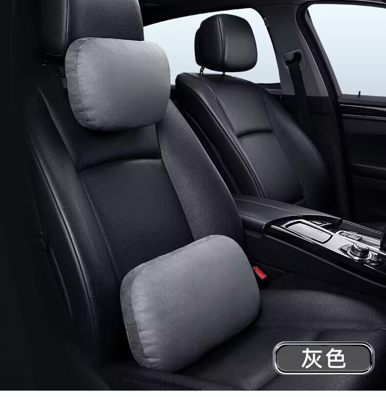 Car Lumbar Support Headrest Car Cushion Neck Pillow Cushion Car Seat Pillow Lumbar Cushion Waist Support Neck Pillow Lumbar Support