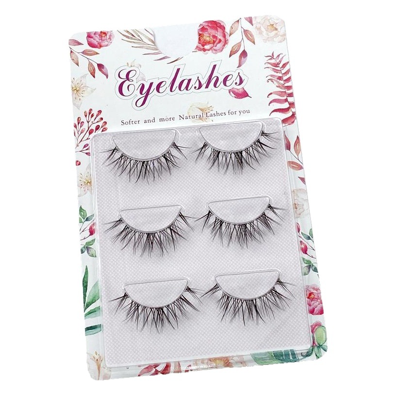 Tallo fino tallo transparente pequeño diablo pestañas postizas natural grueso gran simulación cruzada tallo suave maquillaje desnudo maquillaje tailandés transfronterizo C11