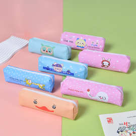开学季小学生卡通大容量笔袋 帆布笔袋奖励礼品儿童文具盒创意