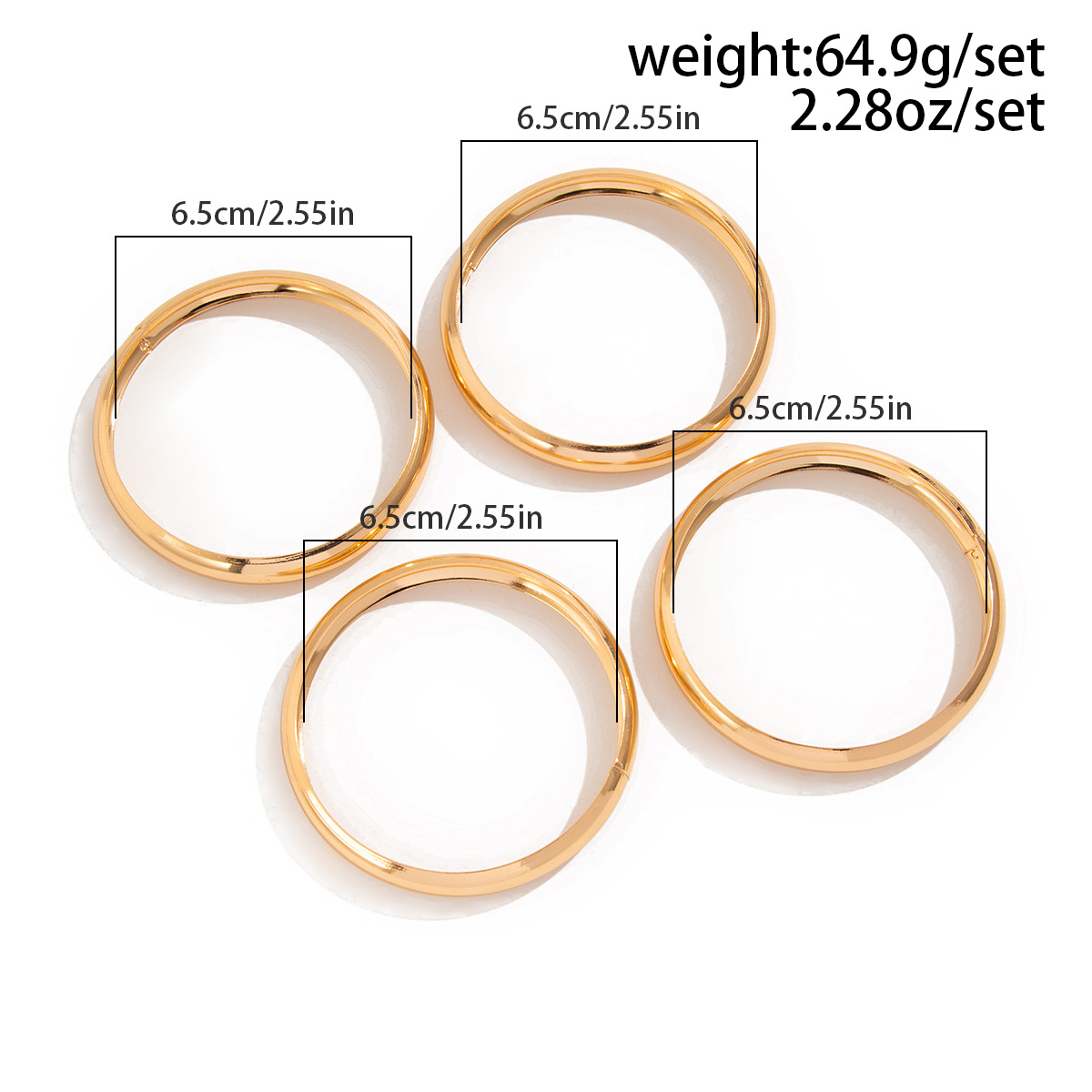 Holiday, Daily Occasion Metal, Iron Material Vintage Style Solid Color Metal Iron Bangles Wholesale