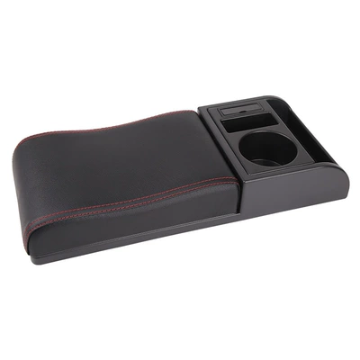 Armrest box — armrest box lid raised and