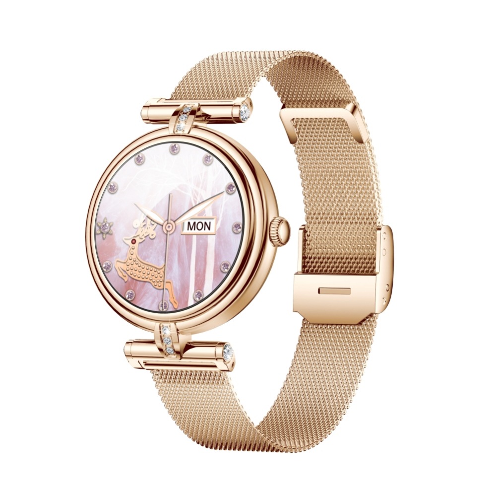 Reloj inteligente AK62 transfronterizo nuevo con pantalla de alta definición de 1.09 pulgadas, cambio de esfera múltiple, pulsera impermeable para mujer