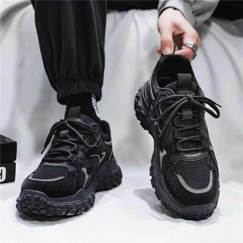 Breathable trend non-slip sneakers platform for leisure
