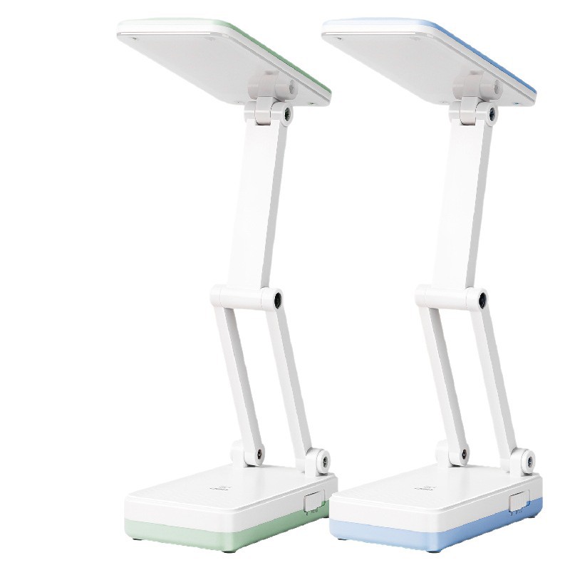 Lámpara de escritorio LF115 enchufe de batería seca lámpara de doble propósito dormitorio escritorio cama de lectura plegable sin luz azul lámpara de escritorio