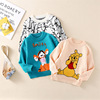 Children&#39;s sweaters 2022 Autumn and winter new pattern men and women Korean Edition Western style Cartoon T-shirts Socket Sweater baby jacket