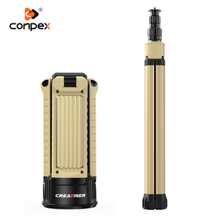 Cross-Border New Camping Style Light Portable Foldableing Rechargeable Led Light Stall Fishing Work Light Emergency Light Wholesale