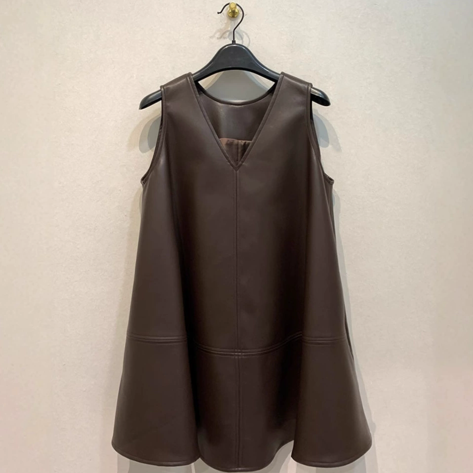 Сухой журавль реал осенне-зимний модный ретро холодный ветер pu белок