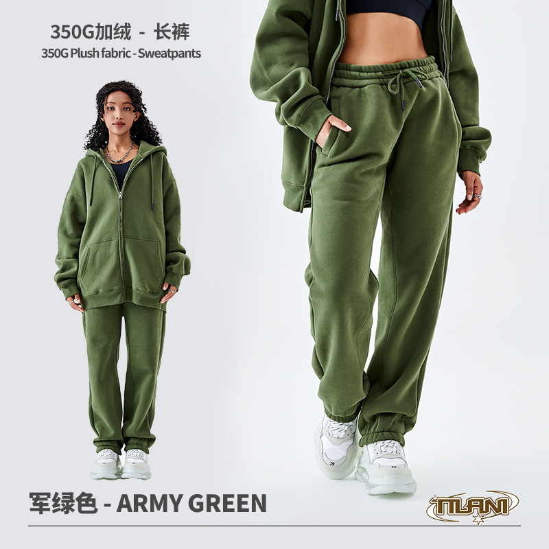 TILANI suéter de los hombres transfronteriza traje deportivo casual moda suéter de color sólido de los hombres y las mujeres simple cremallera Sudadera con capucha