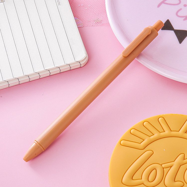 Macaron Morandi retro pluma de gel pluma estudiante combinación papelería suministros de oficina a base de agua firma pluma