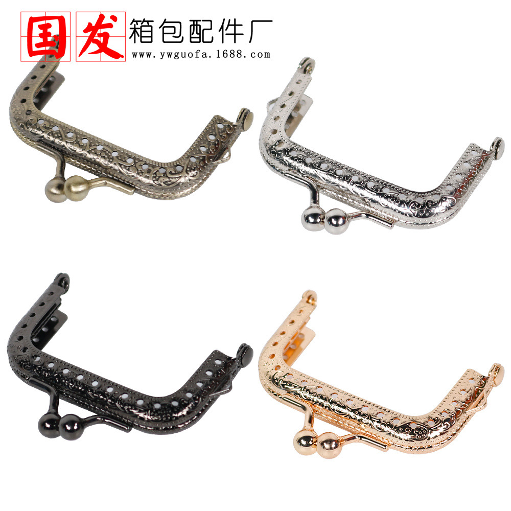 6,5 cm máquina de relieve cuadrada golpea Jinbu坑 mini oro Fábrica directa de accesorios de maletas de China