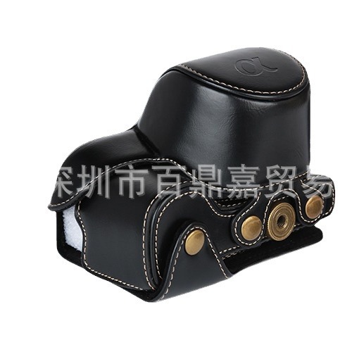 A6100 가죽 케이스 A6400 A6300 A6000 마이크로 단일 카메라 가방 보호 케이스 사진 가방