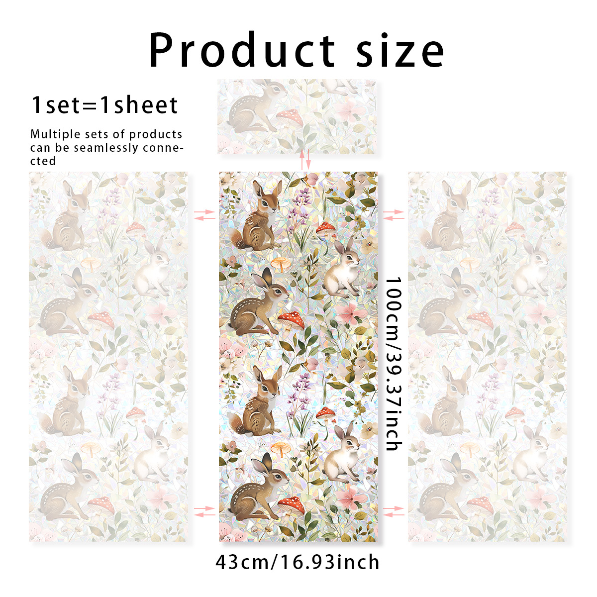 140g Weight Glass paster Home Textiles & Decor Type PVC Material Leaf Pattern Casual, Pastoral Style Casual Pastoral Leaf PVC Glass Paster Wall Art 203