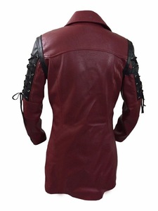 2024新款wish  欧美男士机车大码皮衣夹克男装图片