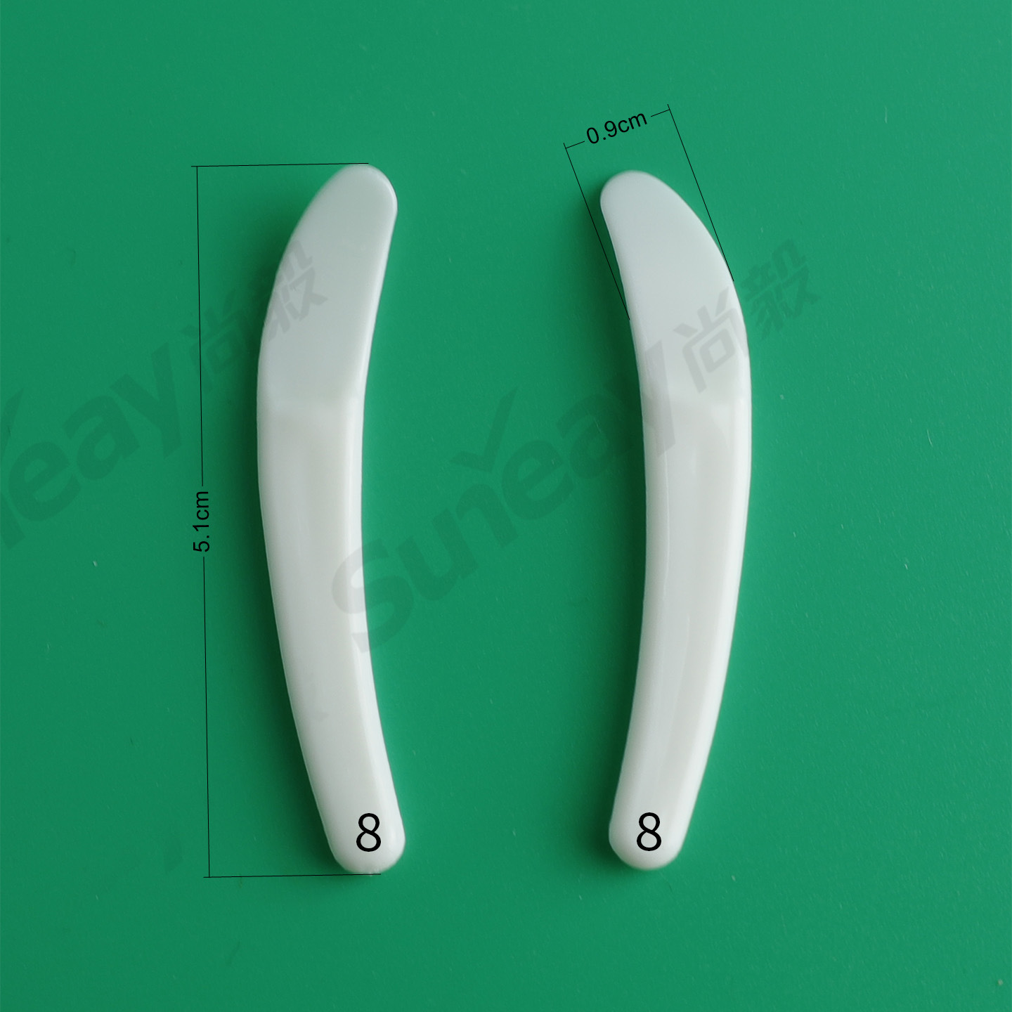 En stock maquillaje herramientas de plástico cara crema cuchara máscara cuchara recoger palillo cuchara raspado ojo crema embalaje palo moldeo por inyección cuchara