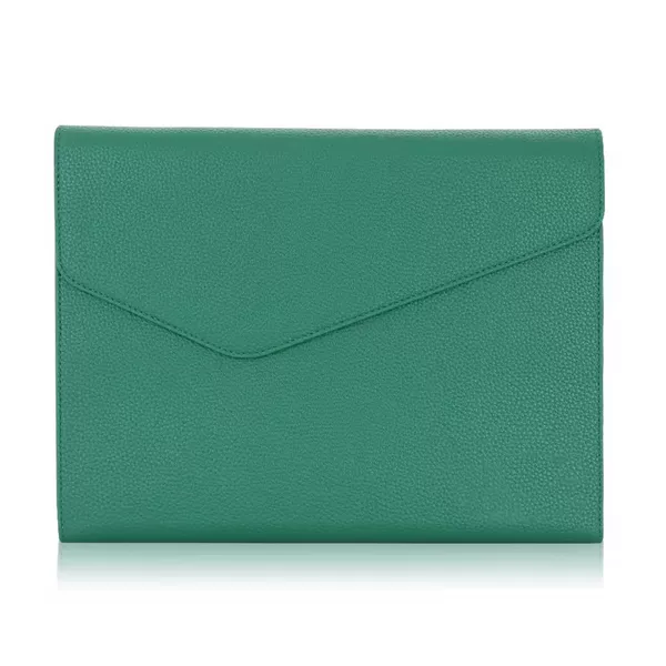 Custom-made, cross-border PU leather laptop bags of various sizes, with magnetic closure. Can accommodate 13, 14, and 15-inch laptops, and includes an inner lining