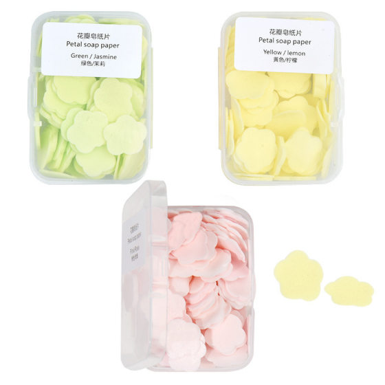 Shake Tone Soap Paper Hand-washing Tablets Disposable Soap Tablets Outdoor Travel Portable Hand-washing Antibacterial Soap Tablets