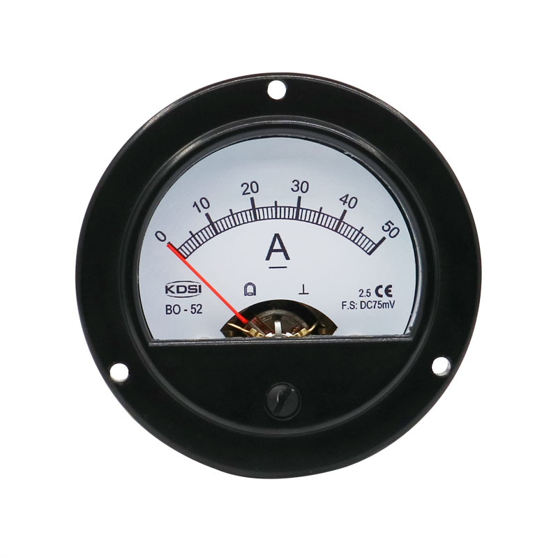KDSI/康的斯供应 直流圆形电流表头BO-52 DC75mV 50A