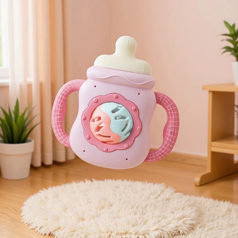 Детское прорезыватель, beanbag из мягкой резины, бутылочка, игрушка, может кусаться, раннее образование, 0-3-6-8 месяцев