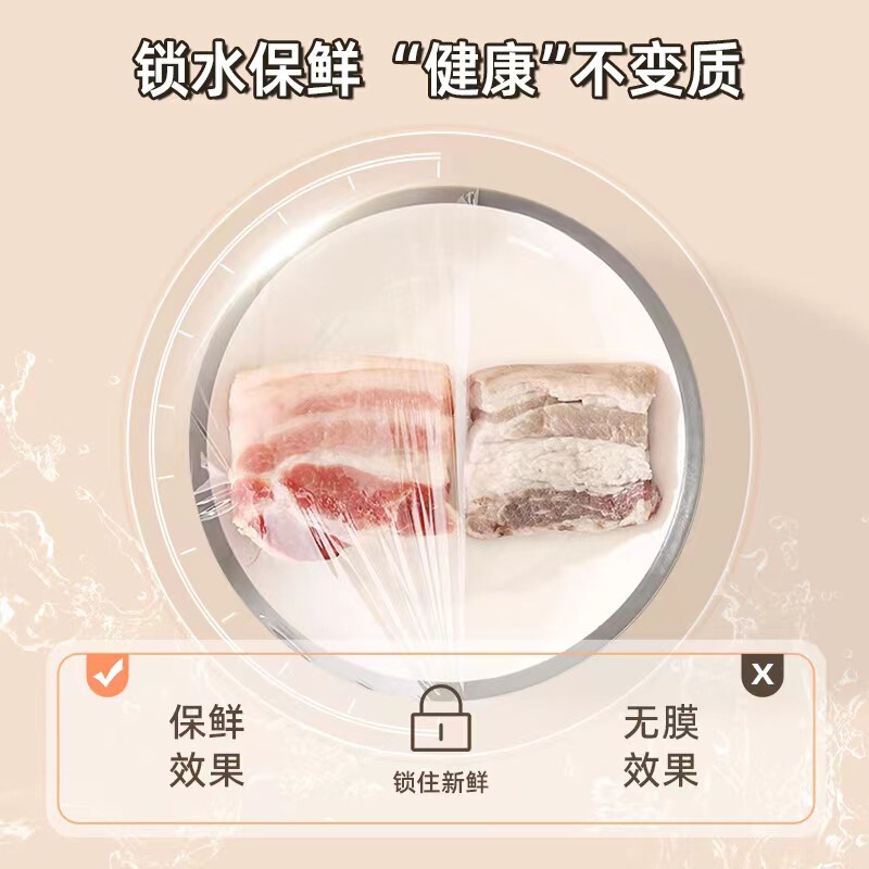食品グレードのPEラップキッチンフードカバー使い捨てポイントブレイク磁気カッタースライドナイフラップ|undefined