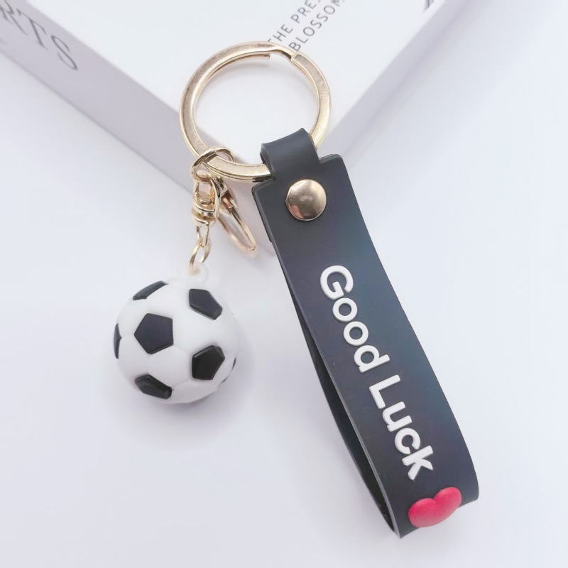 ミニサッカーのキーホルダーのペンダントをシミュレーションします。|undefined