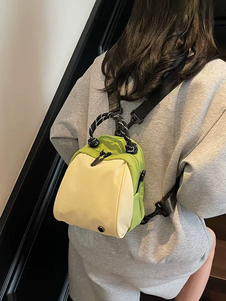 Su Xiaojin's New Small Egg Backpack Mini Crossbody Shoulder Commuter Bag Shell Style Japanese Style Small Backpack