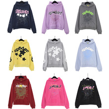 美式潮牌Sp5der hoodie连帽卫衣男Young Thug明星同款帽衫发泡ins