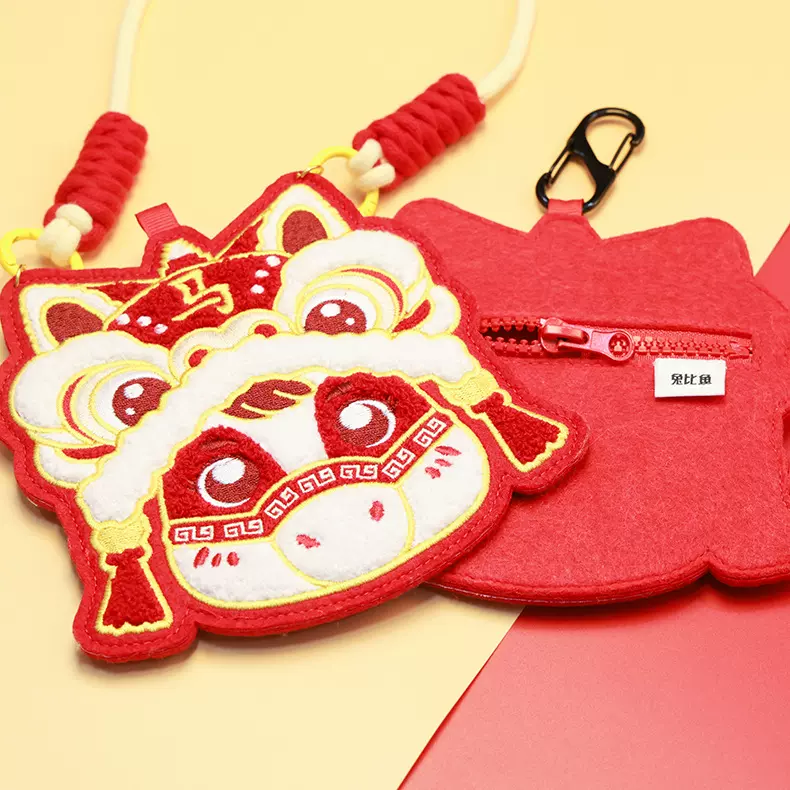 马年挎包刺绣订做毛巾绣定制绣花章布贴补丁魔术贴肩章定做挂件