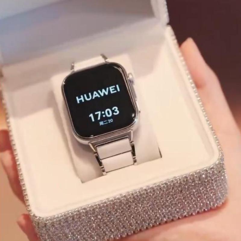 Suitable for Huawei's New Fit4 Ceramic Watch Strap Fit3 Girls' New Watch Strap Huawei Gt5 Watch Strap Gt4