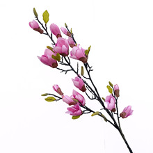 玉兰仿真花单支多头玉兰花假花 家居婚庆软装工程景观装饰摄影