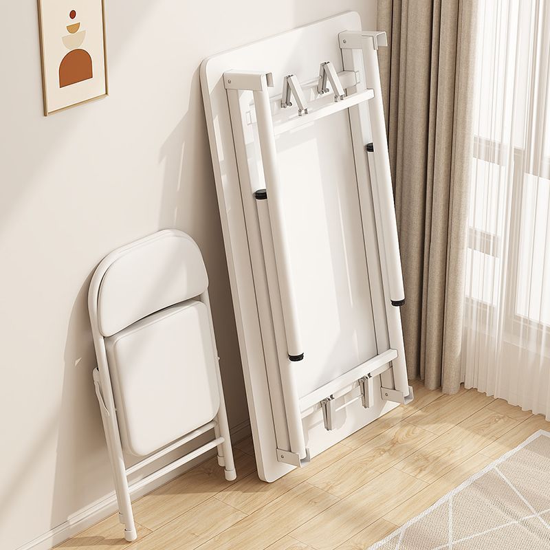 Mesa larga, mesa plegable simple, mesa rectangular, mesa de conferencias de capacitación, escritorio portátil para el hogar, mesa de comedor